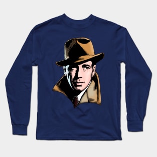 Humphrey Bogart Long Sleeve T-Shirt